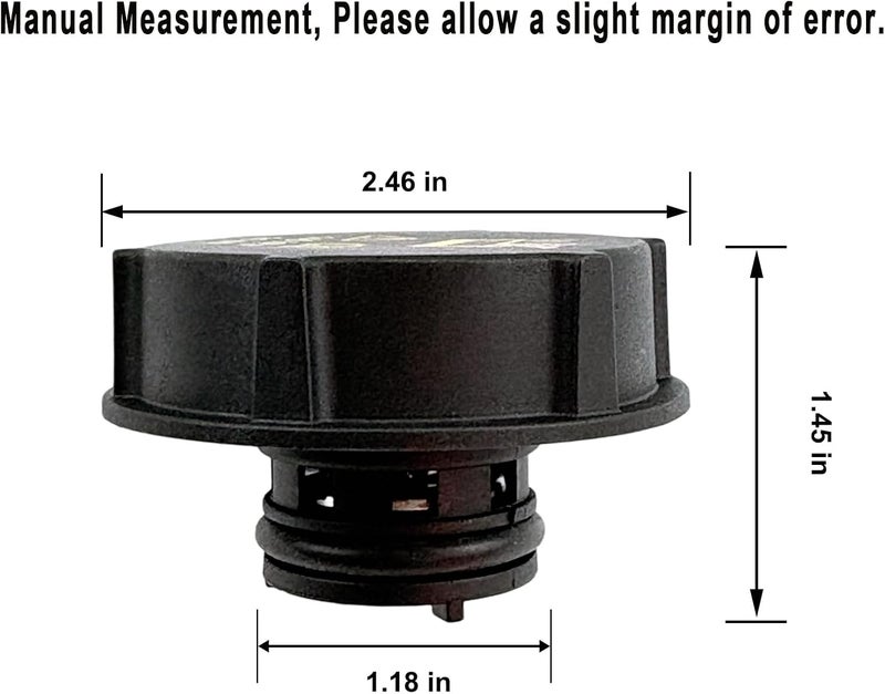 CEYHTLY DG93-8101-AA DG9Z-8100-A Coolant Reservoir Cap Compatible with 2012-2025 Ford Edge Escape Expedition Explorer F-150 Focus Fusion Mustang Ranger Transit Connect | Lincoln Aviator MKC MKX MKZ etc - Image 5